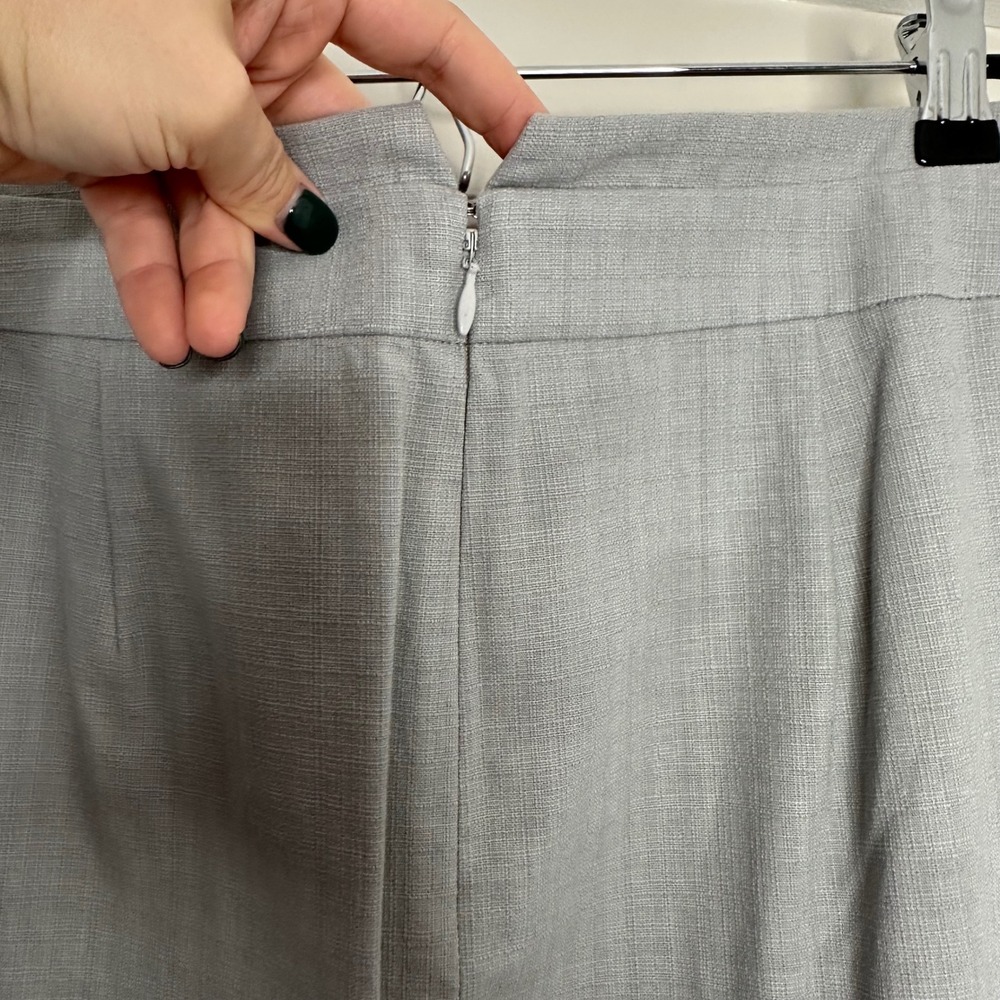 J. Crew‎ Women's Deadstock Gray Pencil Skirt 4 Business Casual Work Career NWT - Picture 3 of 6